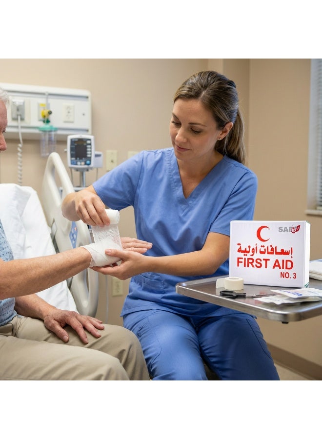 Safa First Aid Kit No. 3 to Provide Basic Medical Supplies To Treat Minor Injuries And Emergency Situations. - Image 3